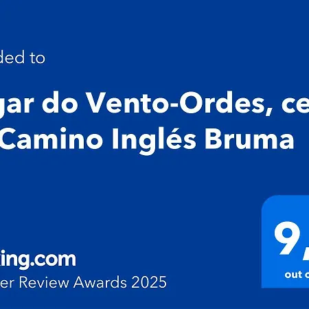 Fogar Do Vento-ordes, Cerca De Camino Ingles Bruma Appartamento Ordes