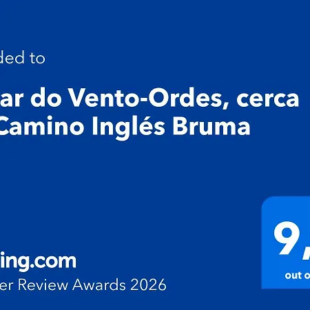 Διαμέρισμα Fogar Do Vento-ordes, Cerca De Camino Ingles Bruma Ordes
