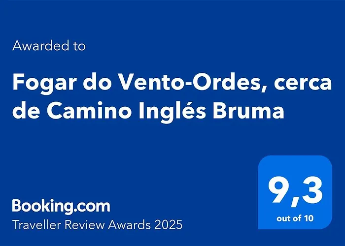 Fogar Do Vento-ordes, Cerca De Camino Ingles Bruma Apartament Ordes